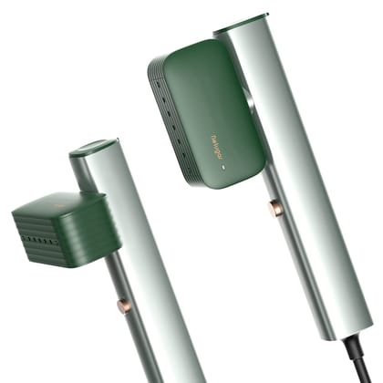 Steamer for Clothes Steamer, Portable Handheld Garment Steamer, 1200 watts 0.8lbs Lightly, 10s Fast Heat-up, 10 Minutes of Continuous Steam, Light Mini Steam Iron for travel and home G2 Green / m