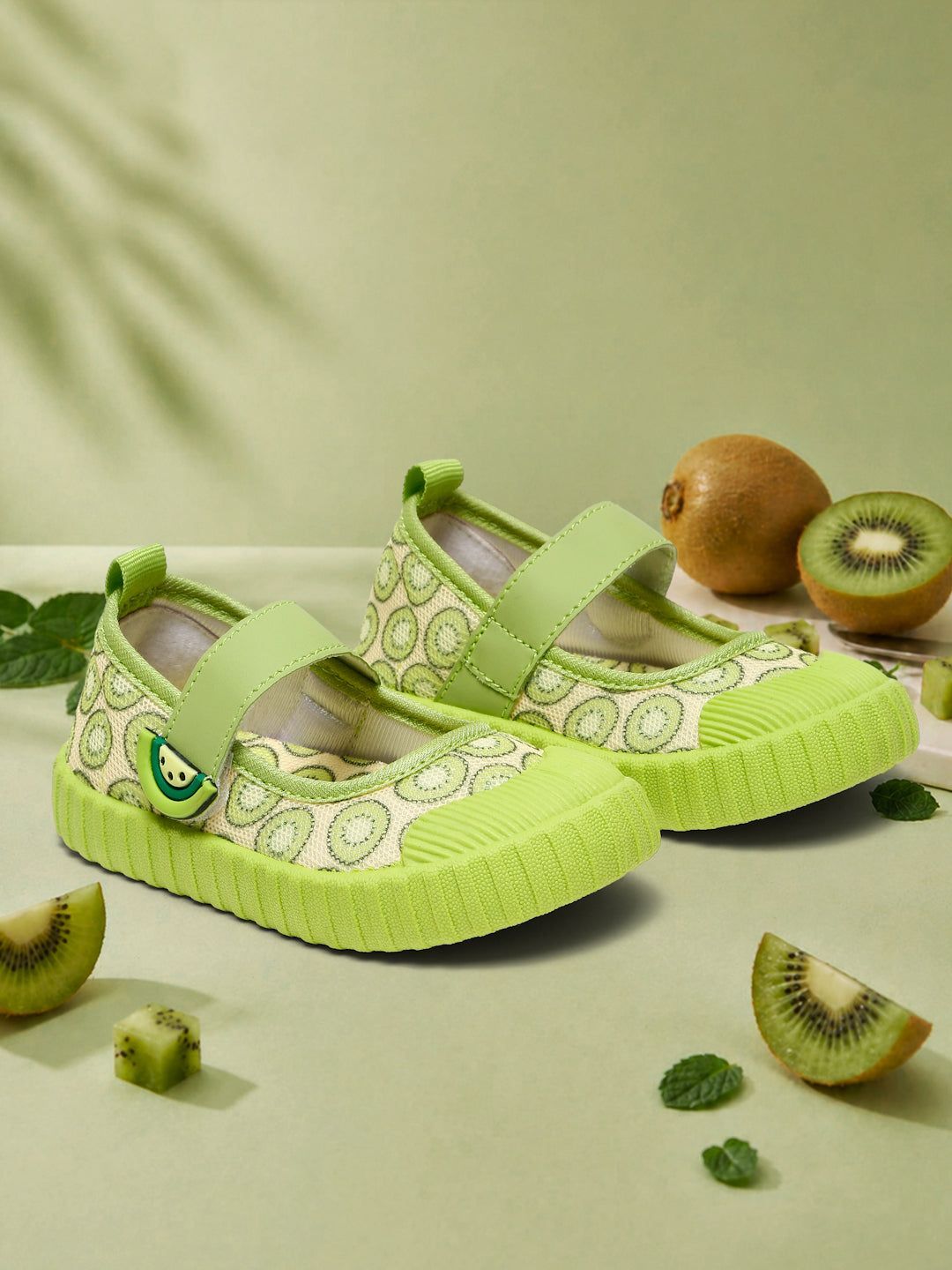 Premium Kiwi Ballerinas - Green (Girls)