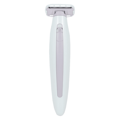 Carlton London Rechargeable Cordless Dry Trimmer for Eyebrows, Chine, Underarms, Upper Lips, Sidelocks & Bikini Area for Women (60mins Runtime, Ergonomic Grip, White)*(Refurbished product)
