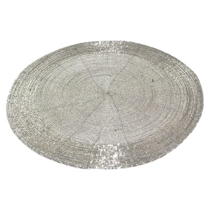 Beaded Placemat for Dining Table | Set of 4