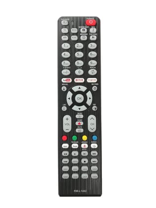 LipiWorld RM-L1462 LCD Smart TV Universal Remote Control with Netflix Hotstar YouTube Function Compatible for All Non Branded/Local/Chinese LED LCD LipiWorld RM-L1462 LCD Smart TV Universal Remote Control with Netflix Hotstar YouTube Function Compatible for All Non Branded/Local/Chinese LED LCD