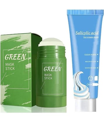 Lenon Beauty Green Mask Stick With Ice Mask Tube Pack of 2