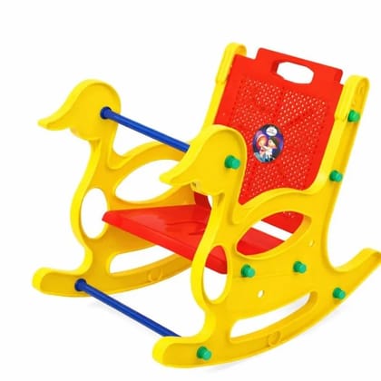 Kids Plastic Baby Rocker Chair with Duck Design | Sturdy Indoor Rocking Toy with Handle & Backrest | Safe & Durable Toddler Rocker for Boys & Girls (Duck Small, Yellow/Red) Kids Plastic Baby Rocker Chair with Duck Design | Sturdy Indoor Rocking Toy with Handle & Backrest | Safe & Durable Toddler Rocker for Boys & Girls (Duck Small, Yellow/Red)