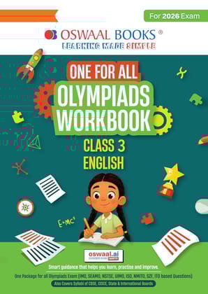 OSWAAL ONE FOR ALL OLYMPAIDS ENGLISH CLASS 3 FOR 2026 EXAMS || PRE GUIDE || NTSE || IBPS || -osengwb3 [Paperback] [Oct 30, 2024] Arihant