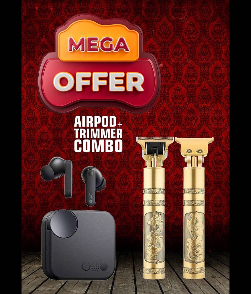 NEO SQUARE High Bass Sound In Ear TWS Black With Hair Trimmer