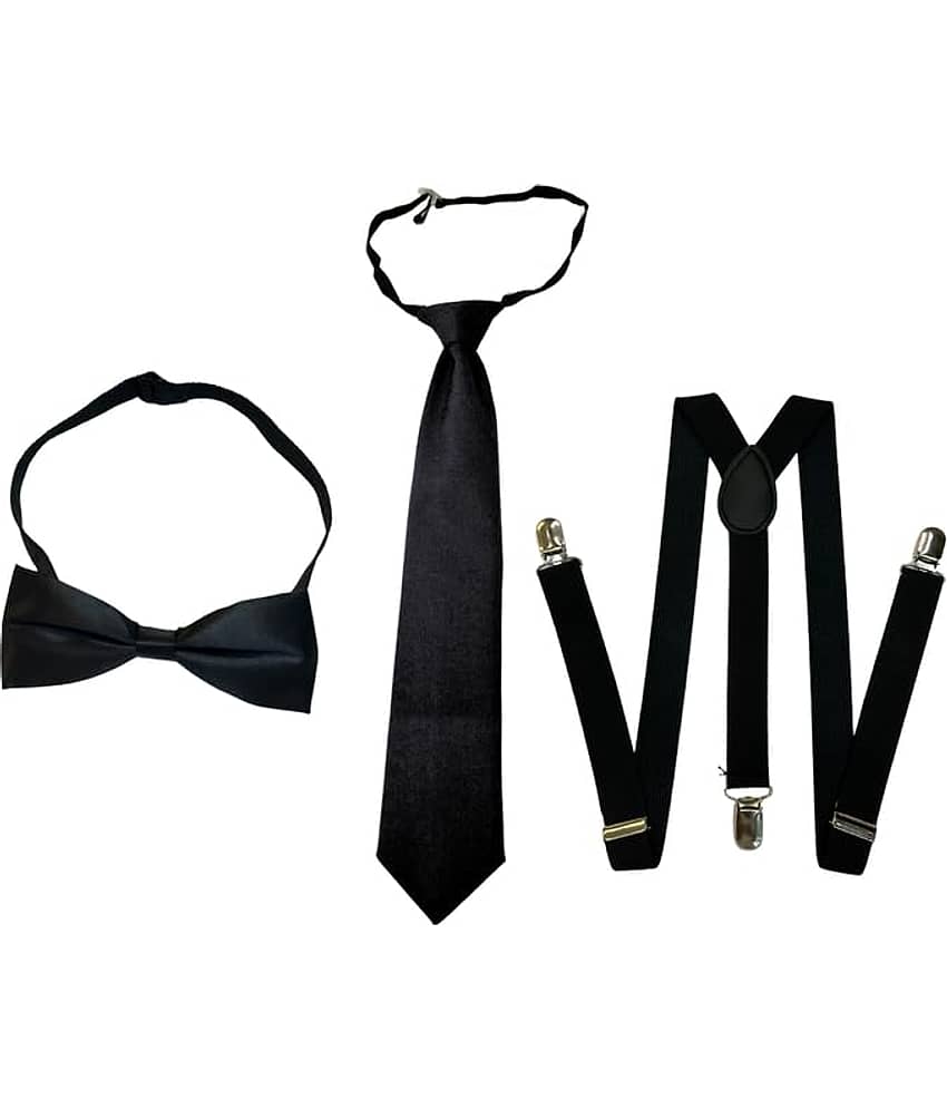Kaku Fancy Dresses Suspender Bow Tie Set for Kids Accessories