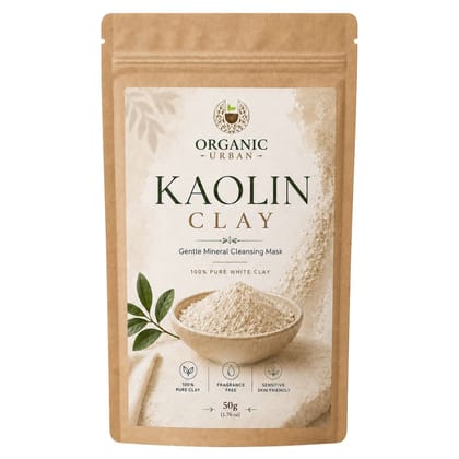 Organic Urban Kaolin Clay | Clay Face Pack Powder | 100 g