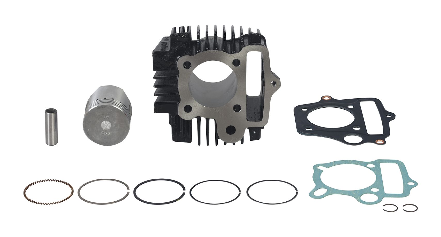 Hero Genuine Engine Cylinder Block Kit With Piston for HF Deluxe HF Dawn Splendor NXG | OEM Fit | Durable Construction | Reliable Engine Performance | Complete Kit | Long Engine Life - 21K190S
