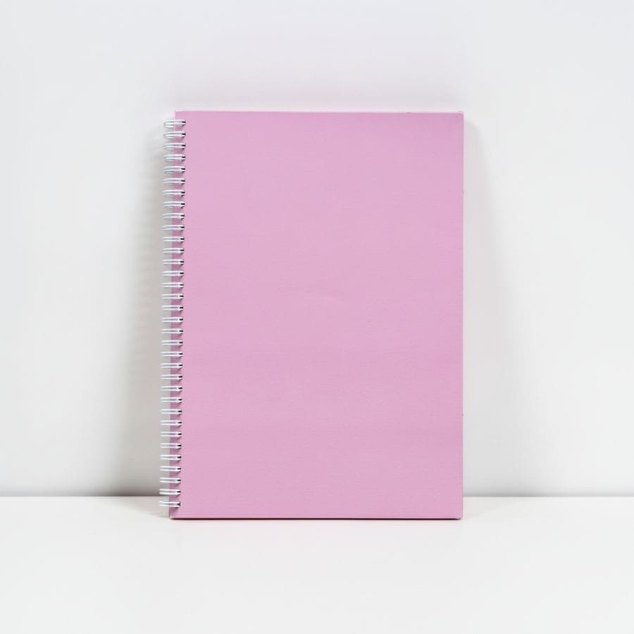 Pink Spiral Bound Notebook
