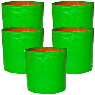 GML Grow Bags 12x12 inches, 240 GSM Strong, Terrace Gardening Vegetable Planting Bag, Woven Fabric Leafy Fruits Growing GML Grow Bags 12x12 inches, 240 GSM Strong, Terrace Gardening Vegetable Planting Bag, Woven Fabric Leafy Fruits Growing
