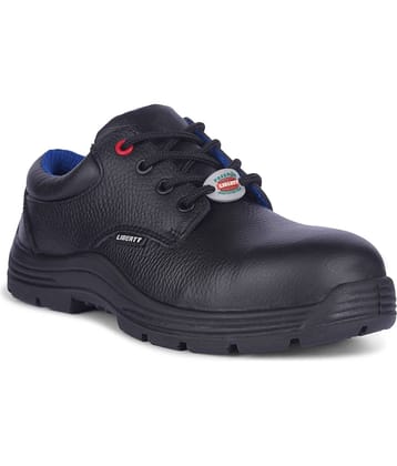 Liberty Derby Black Safety Shoes