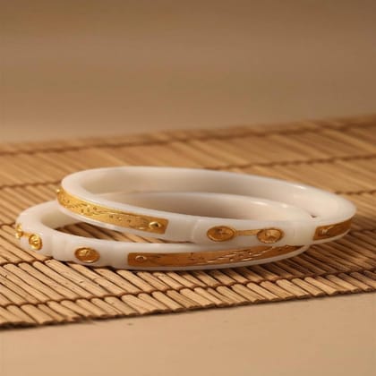 Elayne Shubhra Shankha Bangle Set Elayne Shubhra Shankha Bangle Set