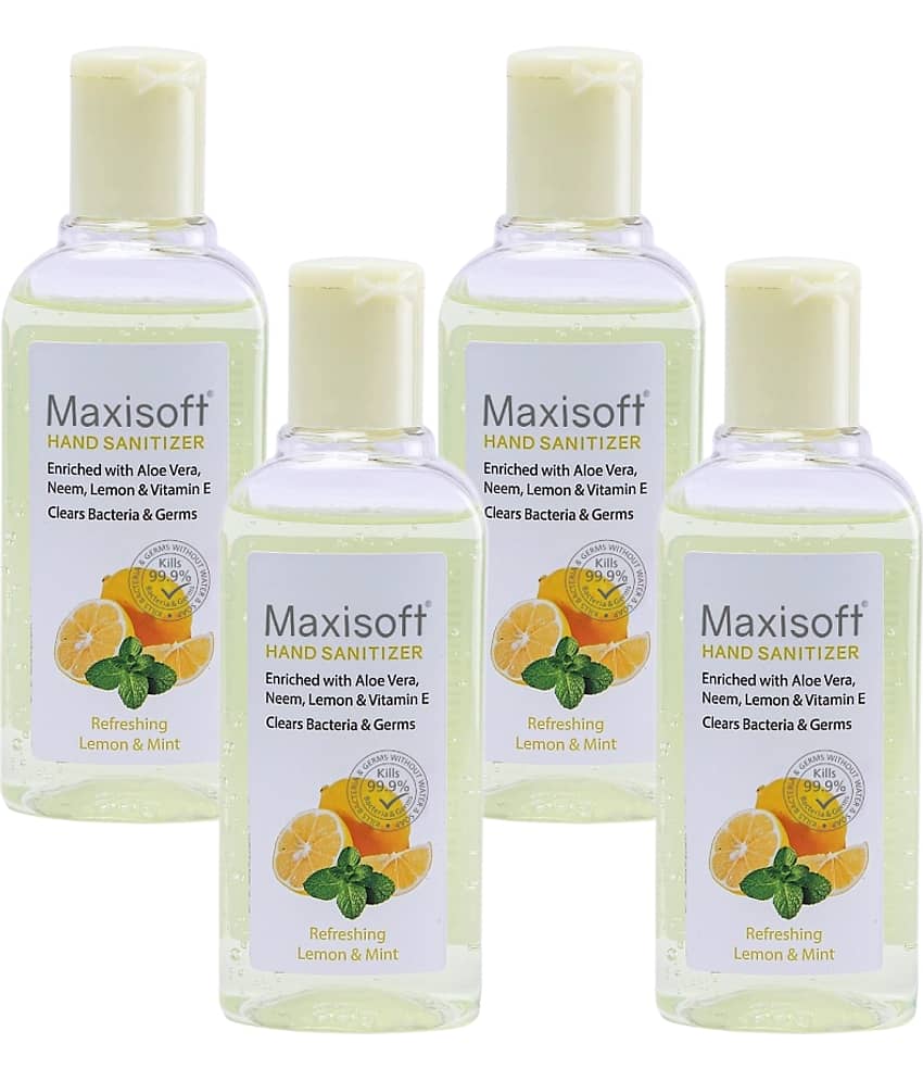 MAXISOFT - Refreshing Hand Sanitizer 100 mL ( Pack of 4 )