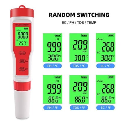 4 in 1  pH/TDS/EC/TEMP Meter
