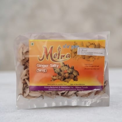 MEIRA GINGER SALTY - 100 gm - One plastic pouch MEIRA GINGER SALTY - 100 gm - One plastic pouch