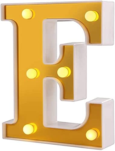 LED Golden Marquee Alphabet E-1PC