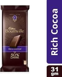 Cadbury Bournville Rich Cocoa Dark Chocolate Bar, 31 G