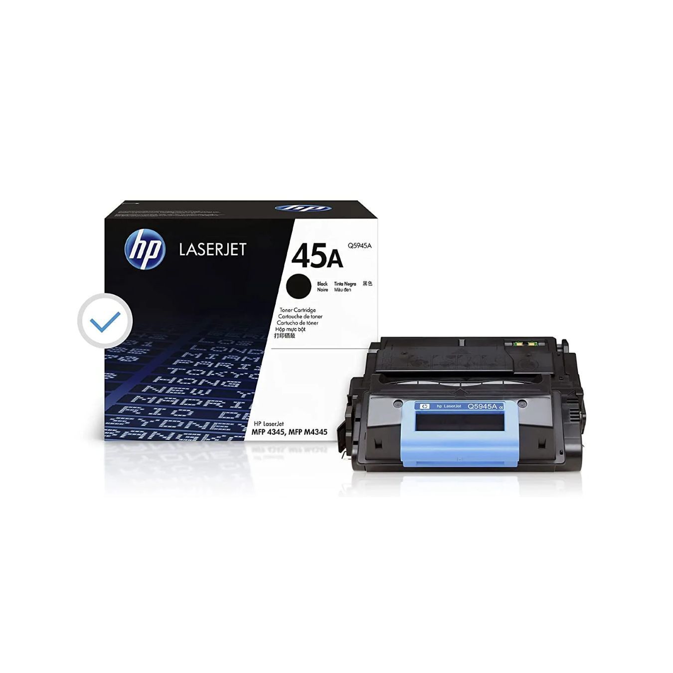HP 45A Black Original LaserJet Toner Cartridge (Q5945A)