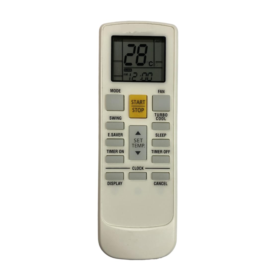 Upix AC Remote No. 231C (No Backlight), Compatible/Replacement for Croma AC Remote Control