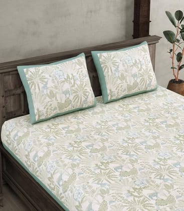 Wildlife-Inspired Pure Cotton Bedsheet