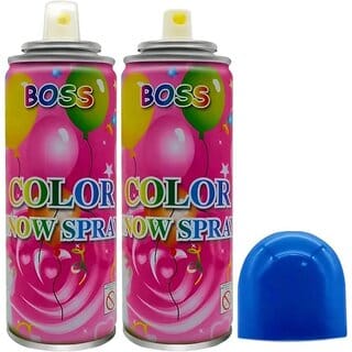 (Pack of 2) Natural Skin-Friendly Herbal Holi color Sprays Holi Snow Spray Bottle Color for Holi Festive | Non-Toxic Color Spray color holi herbal colour (250 Ml)