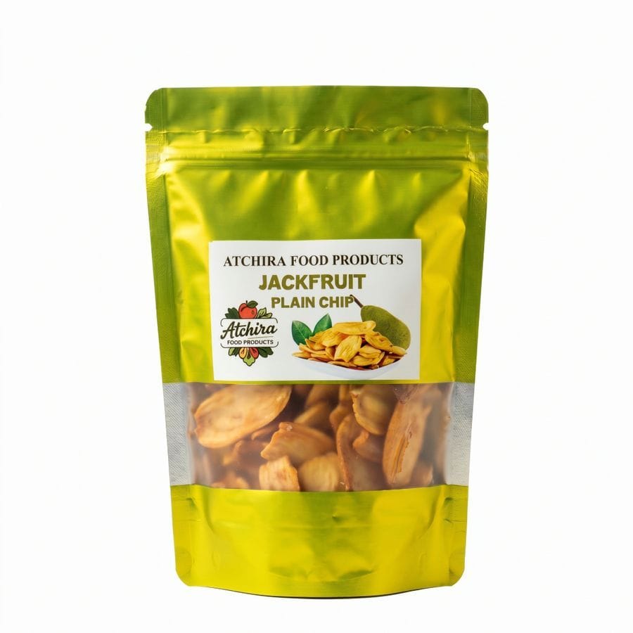 Jackfruit Plain Chip - 100 gm - One stand-up pouch