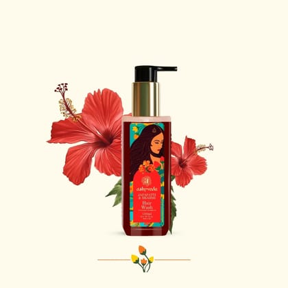 ashpveda Japapatti Brahmi Hair Wash Shampoo for Dry Scalp