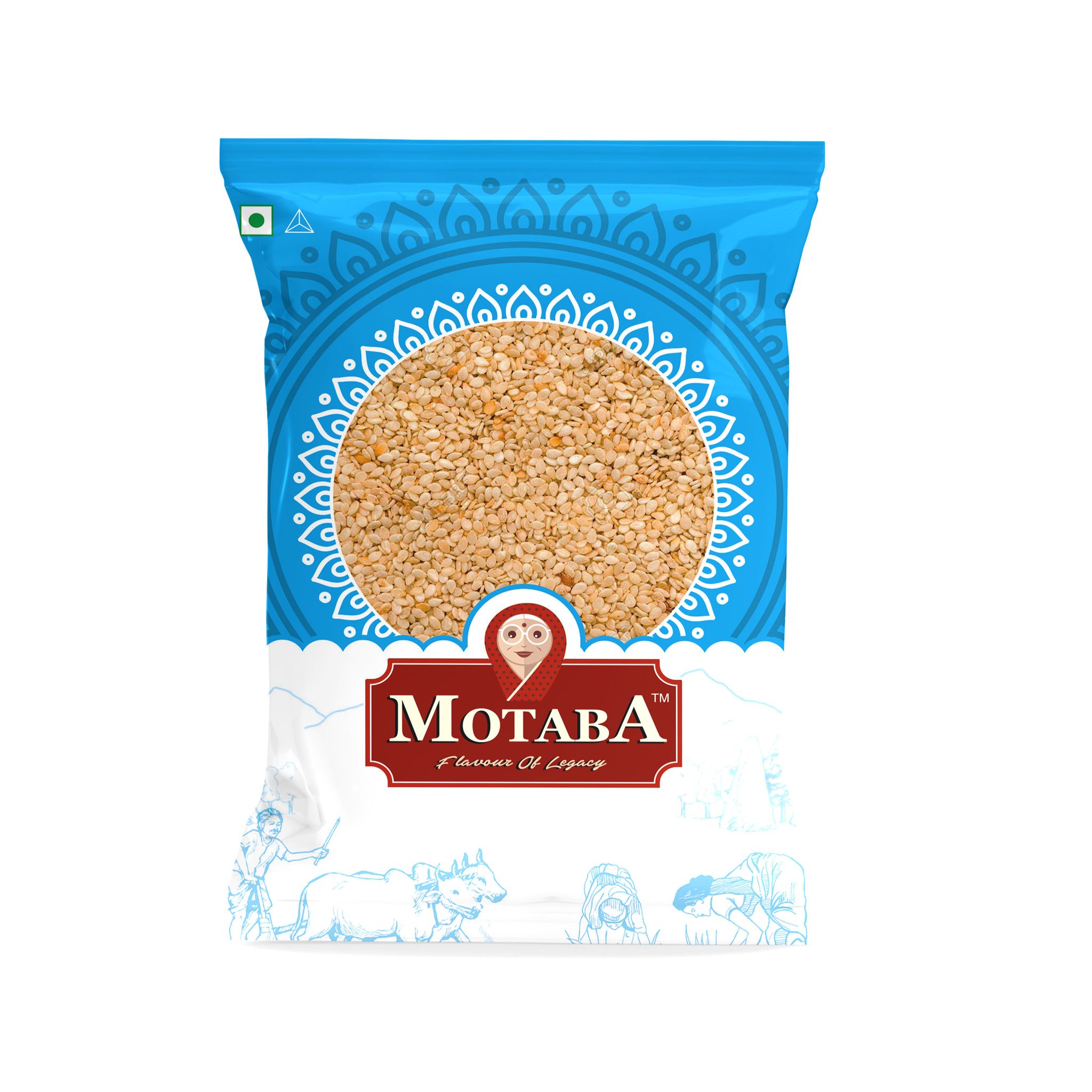MOTABA Seasame Seeds (White Till), 100 gm Each - Pack of 2 - MOTABA Seasame Seeds (White Till), 100 gm Each - Pack of 2
