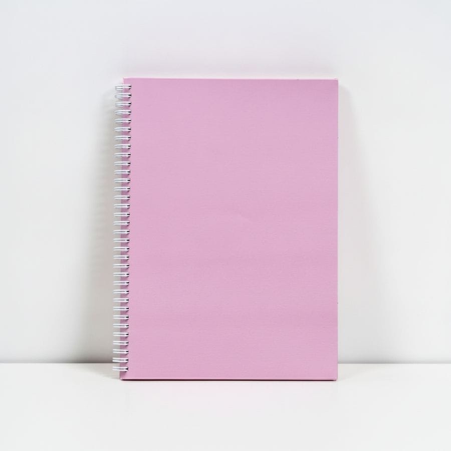 Pink Spiral Bound Notebook