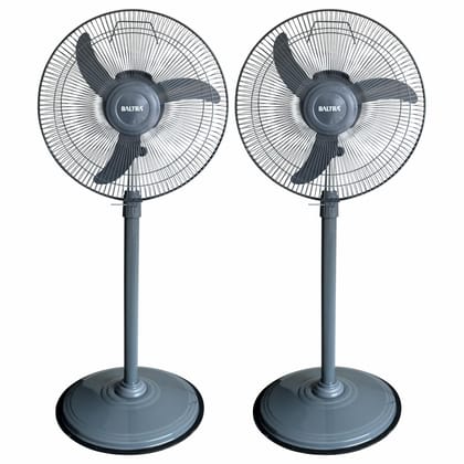 BALTRA (Pack of 2 High Speed (16 Inches) Oscillating pedestal Farrata Fan | 2200 RPM | Adjustable Height | Heavy Duty | 3-Speed Control | | High Airflow | Cooling Fan Indoor,Outdoor| 2 Years Warranty