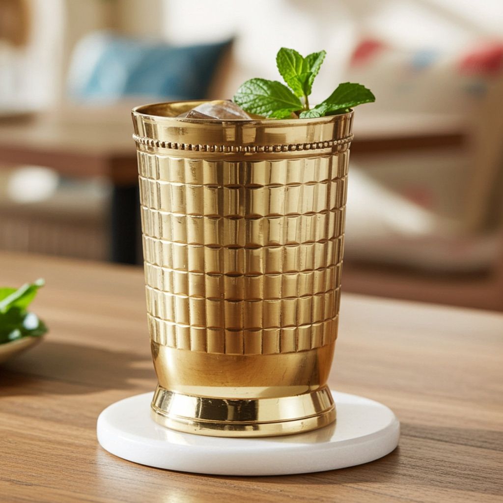 Brass Glass Firki, 250 Ml (ZMAS178 C)