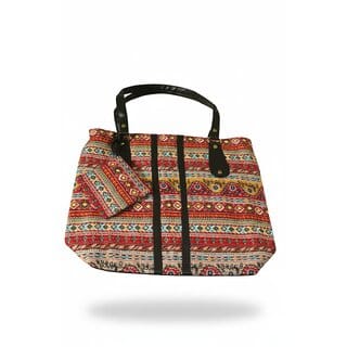 Vibrant Tribal Stripe Tote Bag Vibrant Tribal Stripe Tote Bag