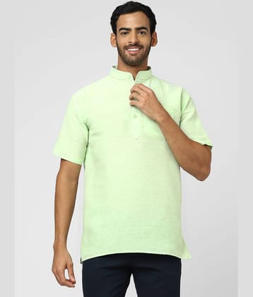 DESHBANDHU DBK - Olive Green Cotton Men's Regular Kurta ( Pack of 1 )