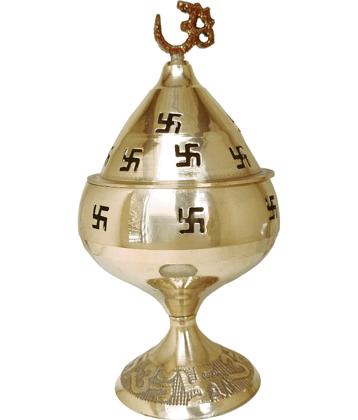 Spherulemuster Brass Akhand Diya - Pack of 1