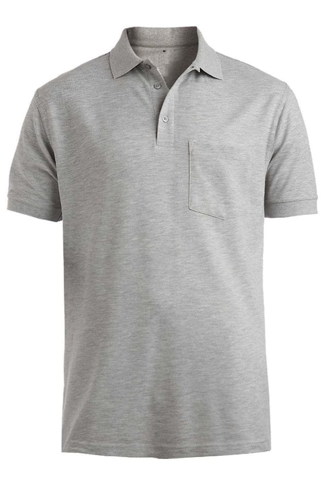 RATHNA APPARELS Men's Regular Fit Polo Neck T-shirt - Melange (S - SIZE)