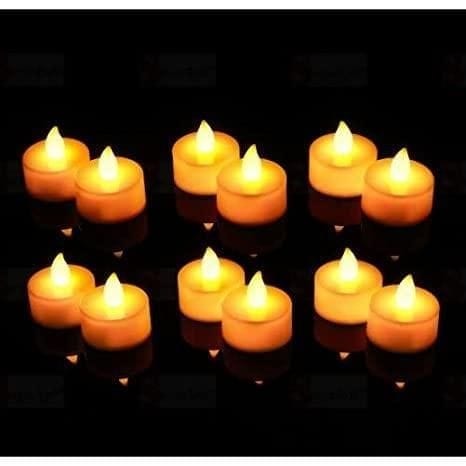 Floating Tealight Waterproof LED Flame less Flickering Lights Candles (Pack of 24)