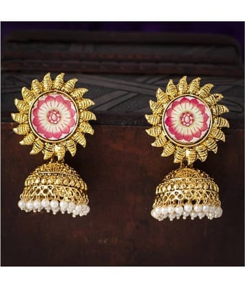 Sukkhi Exotic Gold Plated Pearl Jhumki Earring for Women