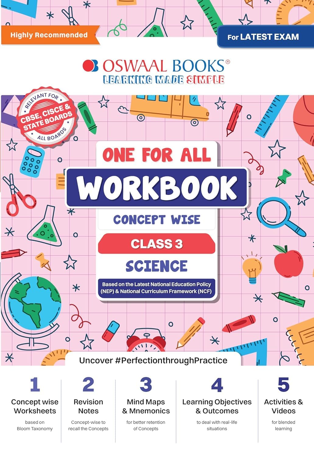 Oswaal CBSE ONE FOR ALL WORKBOOK SCIENCE CLASS 3 [Paperback] oswaal