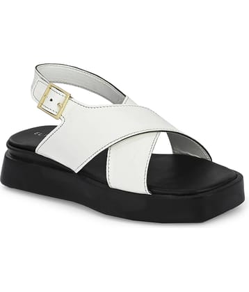 El Paso White Women's Flats