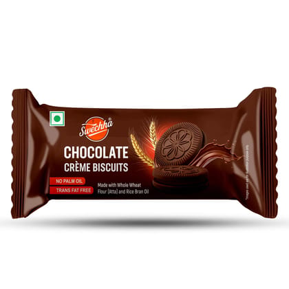 Swechha Chocolate Crme Biscuits, 100 g