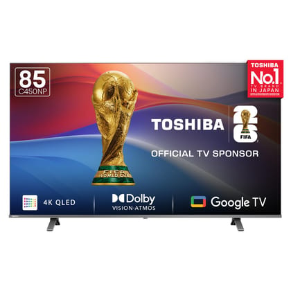Toshiba 139 cm (55 inches) C450ME Series 4K Ultra HD Smart QLED TV 55C450ME (Silver) Toshiba 139 cm (55 inches) C450ME Series 4K Ultra HD Smart QLED TV 55C450ME (Silver) - Sliver / 55 inches Toshiba 139 cm (55 inches) C450ME Series 4K Ultra HD Smart QLED TV 55C450ME (Silver) Toshiba 139 cm (55 inches) C450ME Series 4K Ultra HD Smart QLED TV 55C450ME (Silver) - Sliver / 55 inches