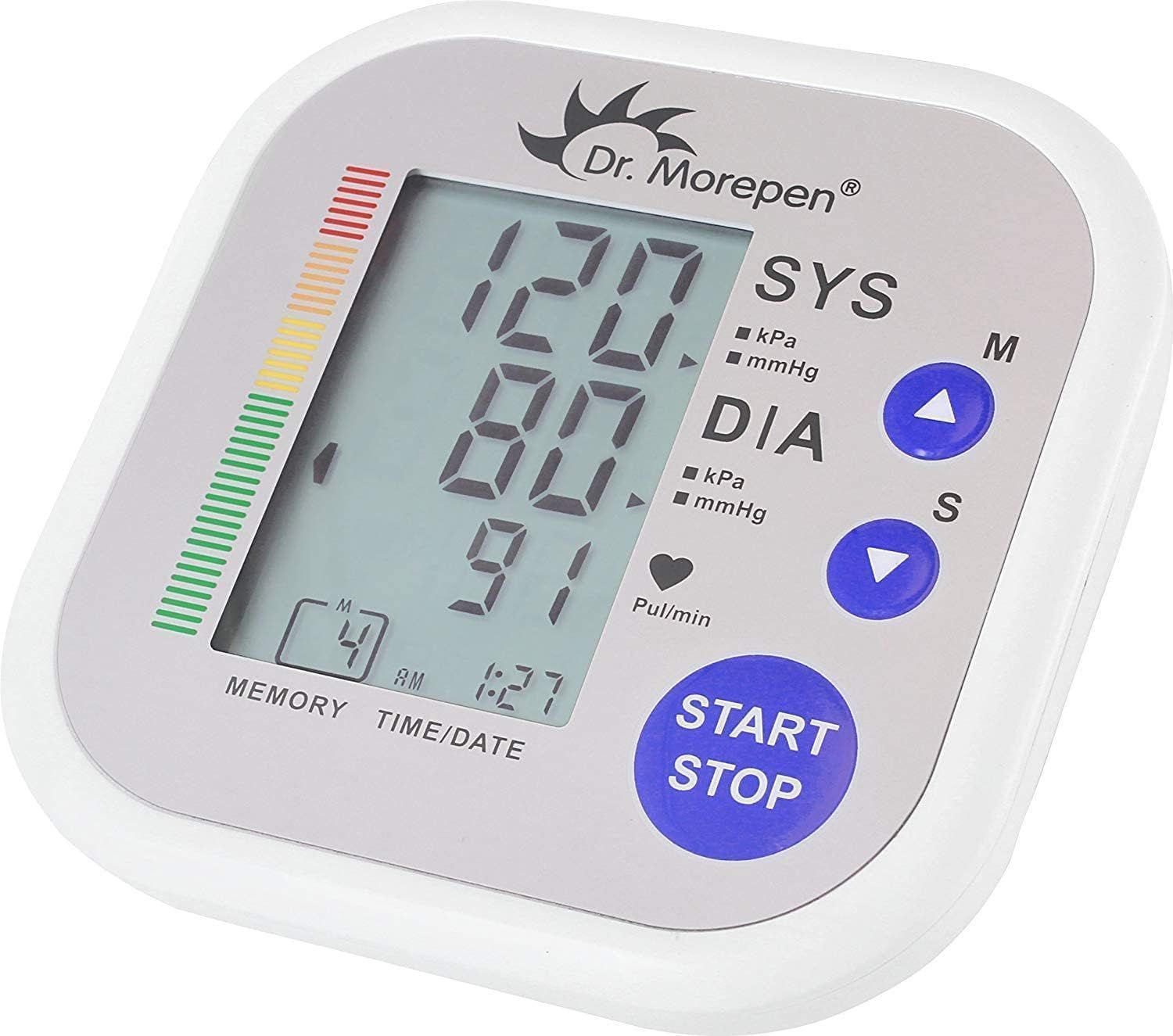 Dr. Morepen Bp02 Automatic Blood Pressure Monitor (White)