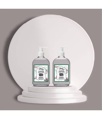 Mirah Belle Unisex Charcoal Body Wash 500 mL Pack of 2