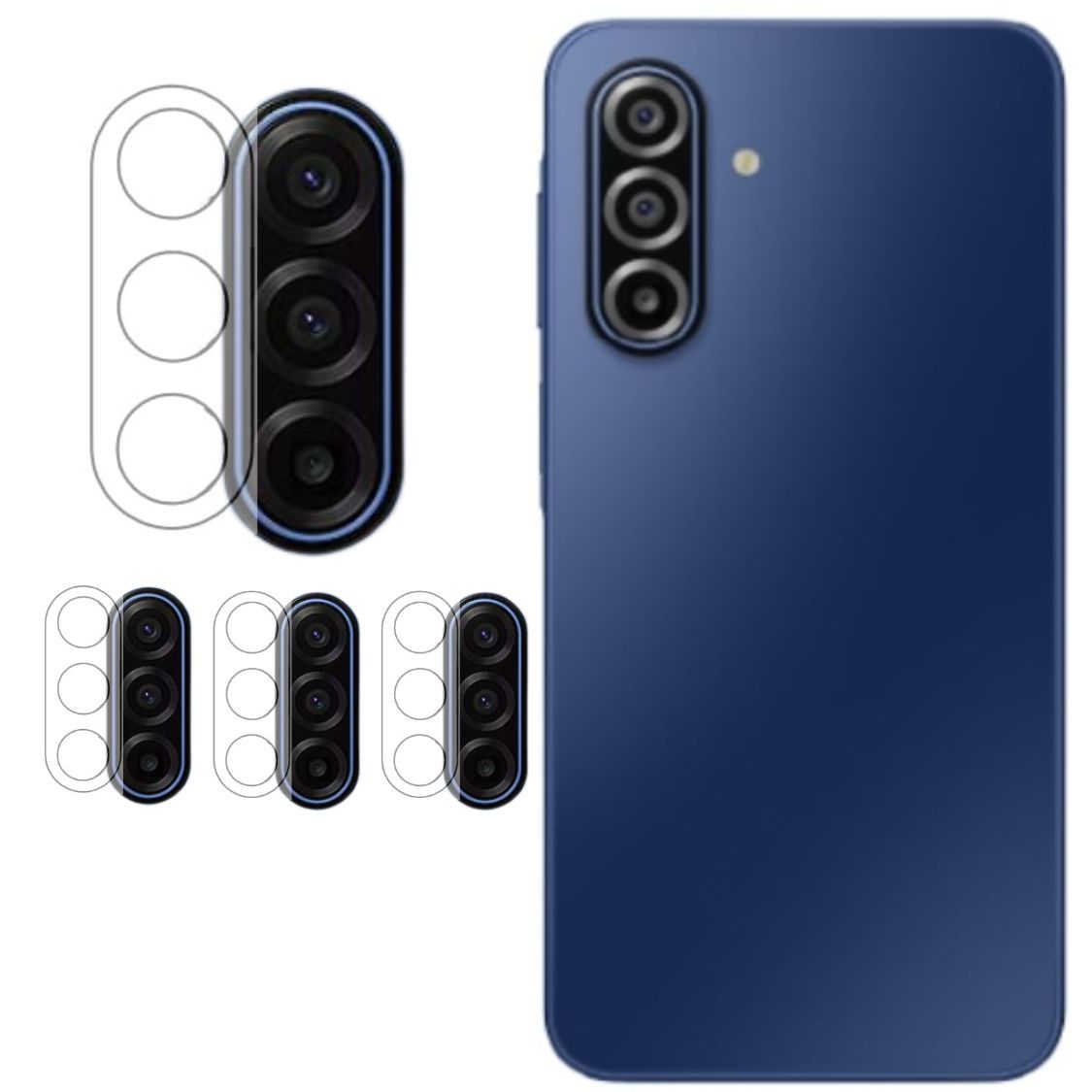 ISAAK Back Camera Lens Protector compatible for Samsung Galaxy A17 5G|Samsung Galaxy A56 (Pack of 4)