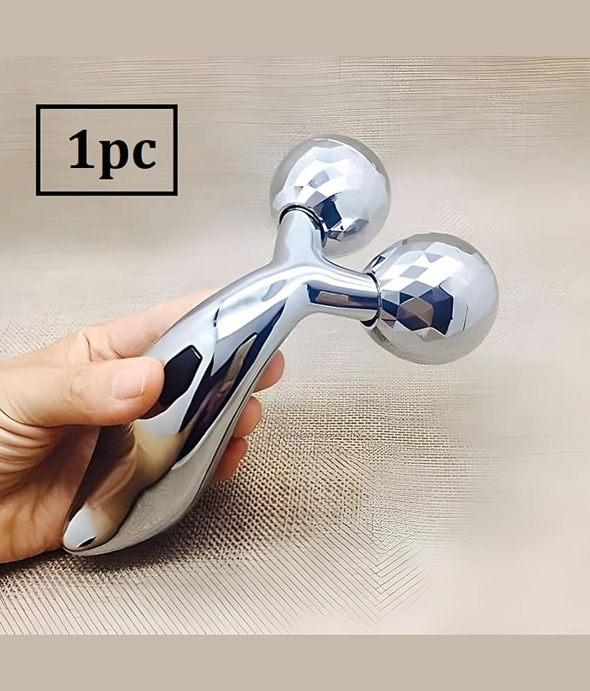Manual 3D Massager Roller 360 Rotate Face Full Body Shape Skin Lifting Wrinkle Remover Facial Massage Relaxation Tool (pack of 1 )