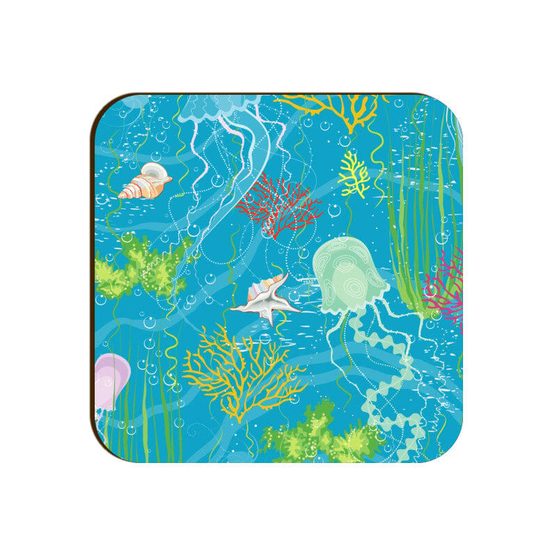 Stunning Sealife Square Coaster