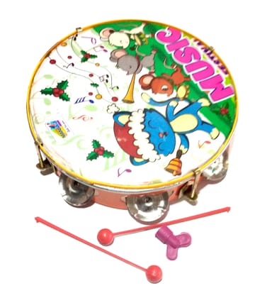 Nawani Musical Toy Dapple 2 Strikers for Babies and Kids, Size - 21/5 cm, Colour May Vary.