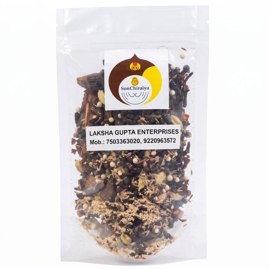 Whole Garam Masala Mix - 100 gm - One stand-up pouch containing whole spices