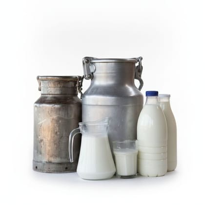 Farm Fresh Cow Milk - 500 gm - One bottle of milk