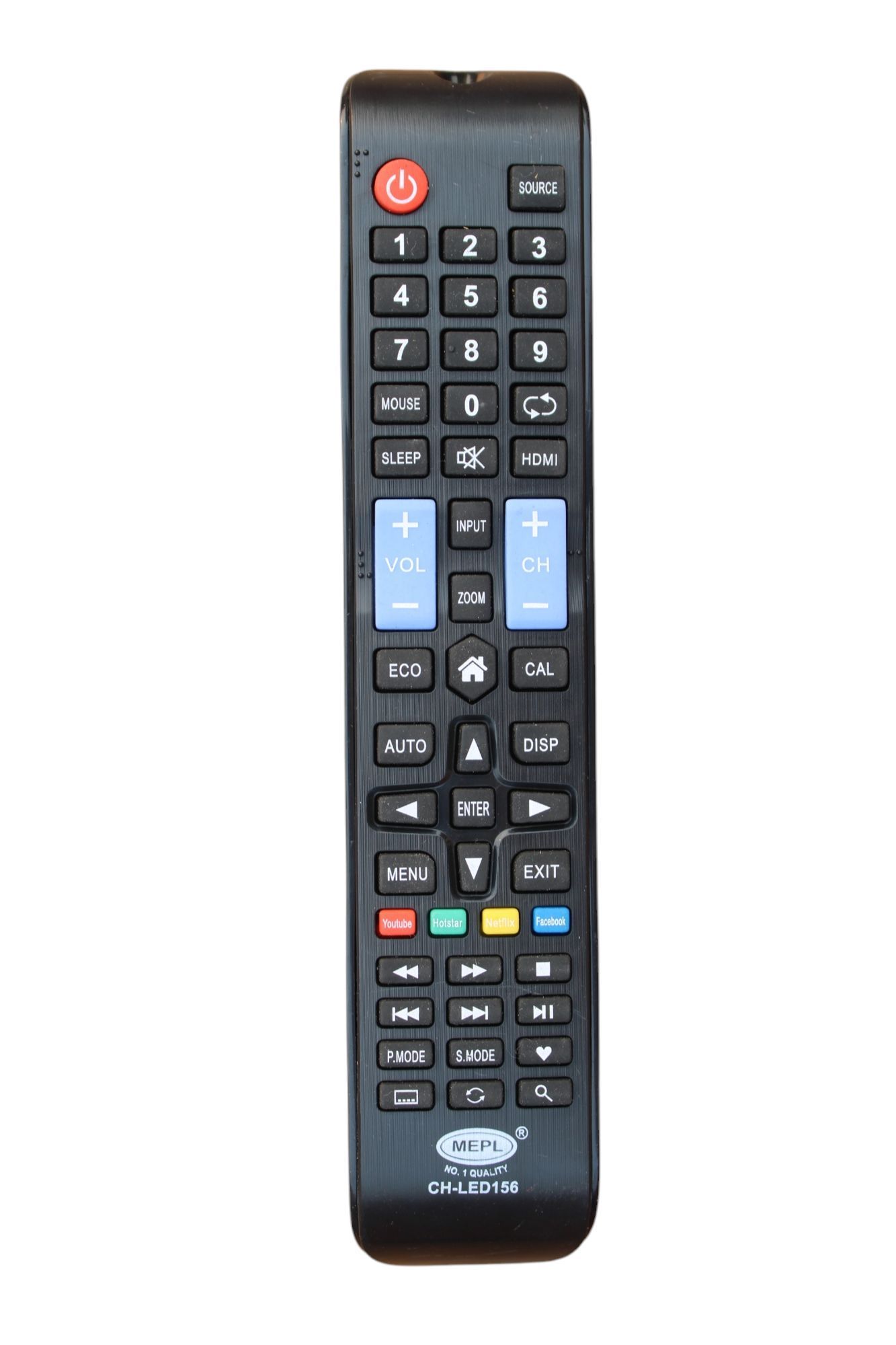 V3Deals Compatible YIQ/Intex 3263/Intex SHF 3265/BeethoSOL/Clarion/Akiva/eAirtec China LED LCD Smart LED/LCD TV Remote | No Voice Command | with Netflix, Prime Video, YouTube,& Hotstar Hotkeys (LED 156)
